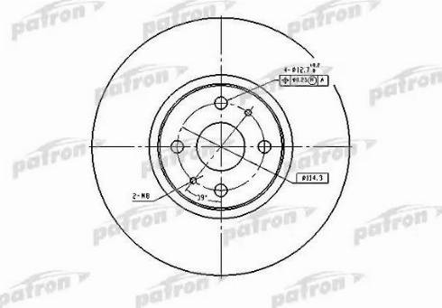 Patron PBD4158 - Disque de frein cwaw.fr