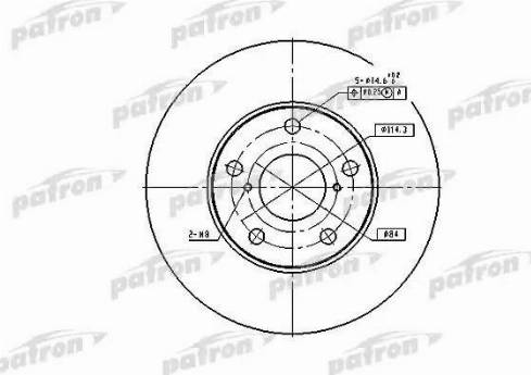 Patron PBD4161 - Disque de frein cwaw.fr