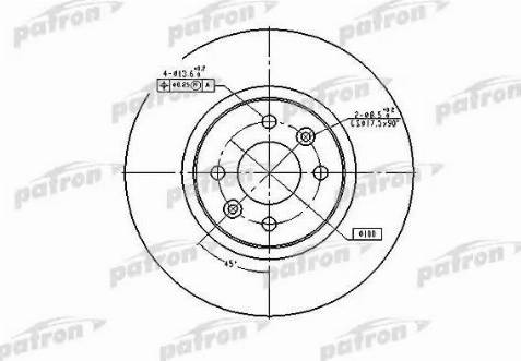 Patron PBD4110 - Disque de frein cwaw.fr