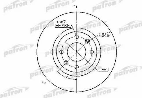 Patron PBD4183 - Disque de frein cwaw.fr