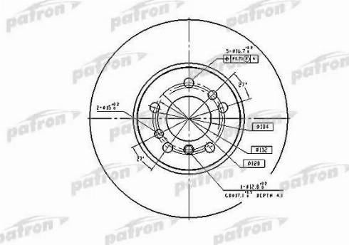 Patron PBD4187 - Disque de frein cwaw.fr