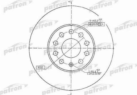 Patron PBD4295 - Disque de frein cwaw.fr