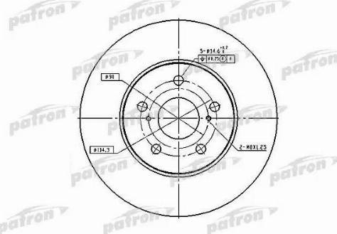 Patron PBD4204 - Disque de frein cwaw.fr