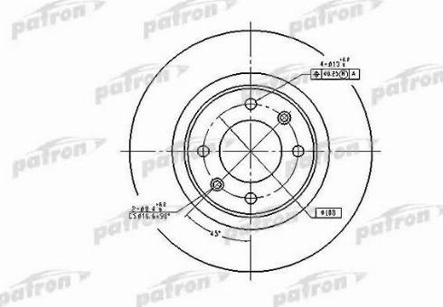 Patron PBD4215 - Disque de frein cwaw.fr