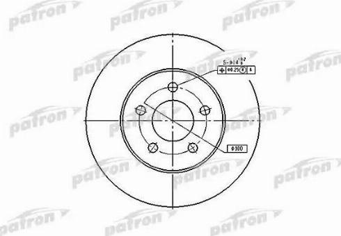 Patron PBD5371 - Disque de frein cwaw.fr