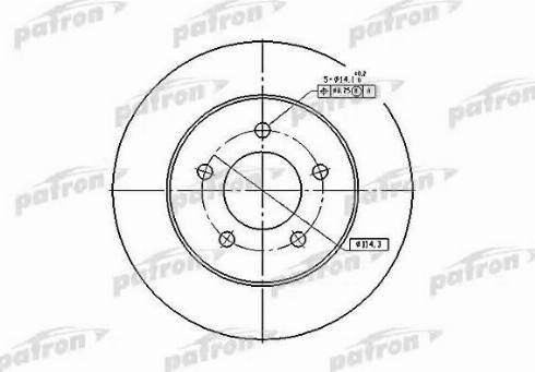 Patron PBD5373 - Disque de frein cwaw.fr