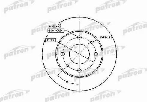 Patron PBD1443 - Disque de frein cwaw.fr