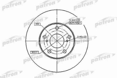 Patron PBD1431 - Disque de frein cwaw.fr