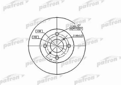 Patron PBD1423 - Disque de frein cwaw.fr