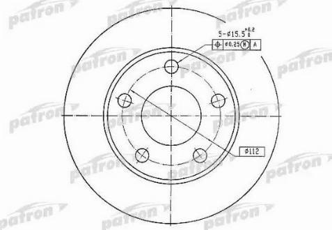 Patron PBD1542 - Disque de frein cwaw.fr