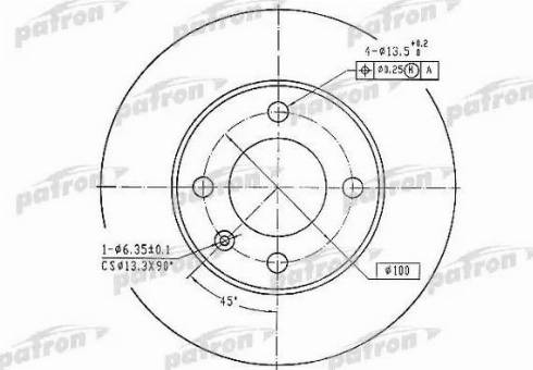 Patron PBD1517 - Disque de frein cwaw.fr