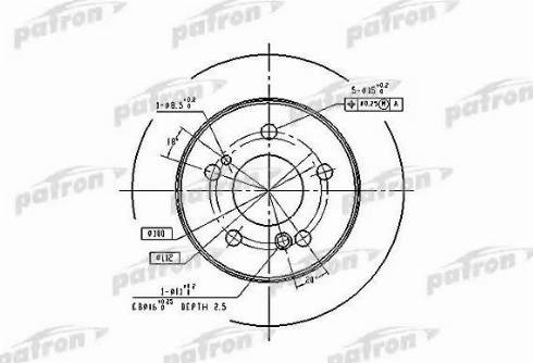 Patron PBD1583 - Disque de frein cwaw.fr