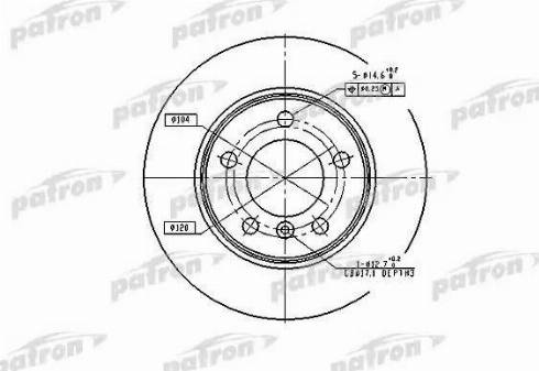 Patron PBD1539 - Disque de frein cwaw.fr