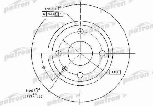 Patron PBD1533 - Disque de frein cwaw.fr