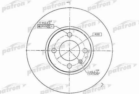 Patron PBD1532 - Disque de frein cwaw.fr