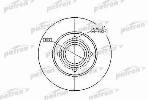 Patron PBD1521 - Disque de frein cwaw.fr