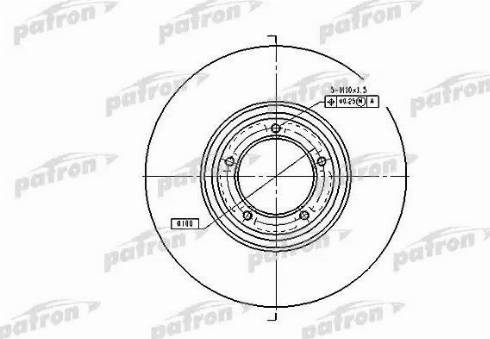 Patron PBD1642 - Disque de frein cwaw.fr