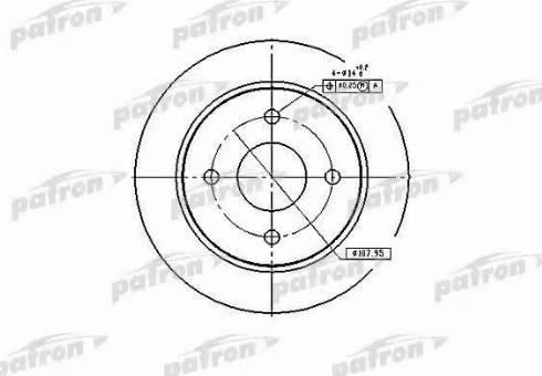 Patron PBD1654 - Disque de frein cwaw.fr