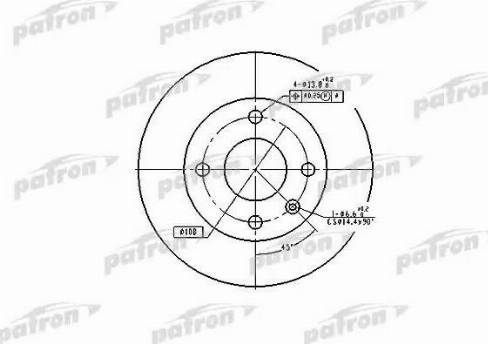 Patron PBD1658 - Disque de frein cwaw.fr