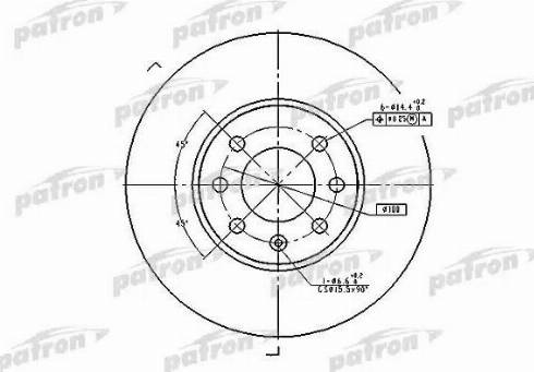 Patron PBD1609 - Disque de frein cwaw.fr