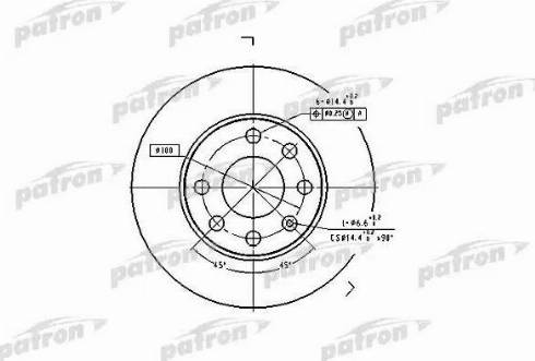 Patron PBD1608 - Disque de frein cwaw.fr