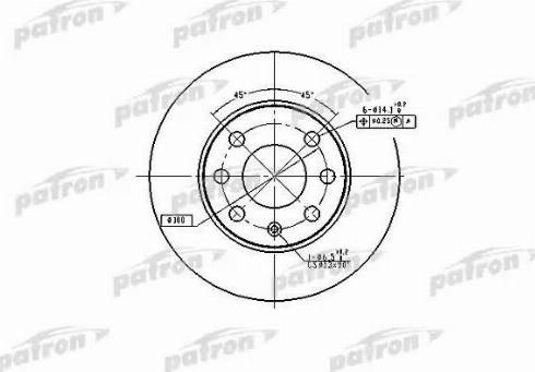 Patron PBD1607 - Disque de frein cwaw.fr