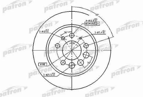 Patron PBD1674 - Disque de frein cwaw.fr