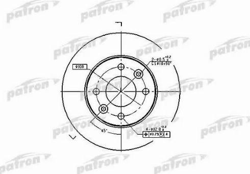 Patron PBD1015 - Disque de frein cwaw.fr