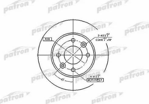 Patron PBD1013 - Disque de frein cwaw.fr