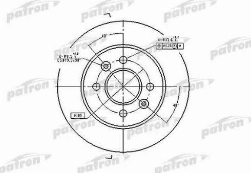 Patron PBD1030 - Disque de frein cwaw.fr