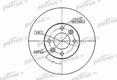 Patron PBD1032 - Disque de frein cwaw.fr