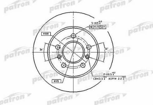 Patron PBD1029 - Disque de frein cwaw.fr