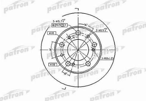 Patron PBD1118 - Disque de frein cwaw.fr