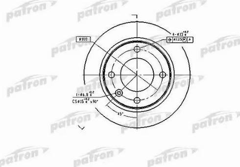 Patron PBD1122 - Disque de frein cwaw.fr