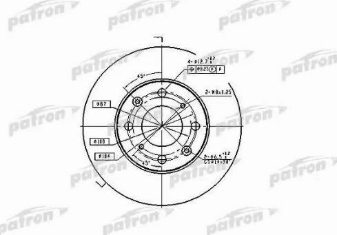 Patron PBD1807 - Disque de frein cwaw.fr