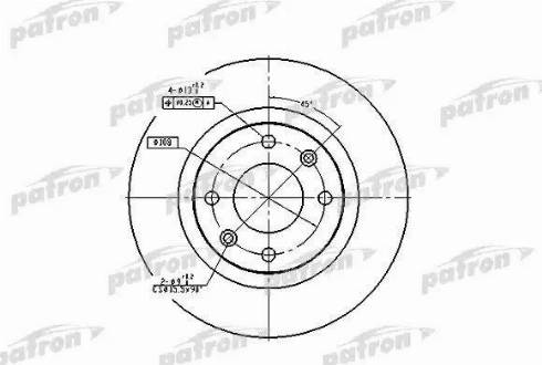 Patron PBD1216 - Disque de frein cwaw.fr