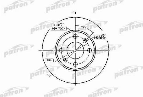 Patron PBD1217 - Disque de frein cwaw.fr