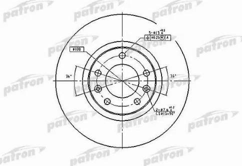 Patron PBD1225 - Disque de frein cwaw.fr