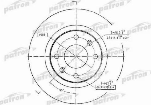 Patron PBD1220 - Disque de frein cwaw.fr