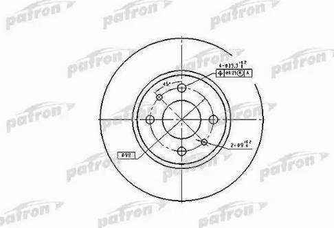 Patron PBD1790 - Disque de frein cwaw.fr