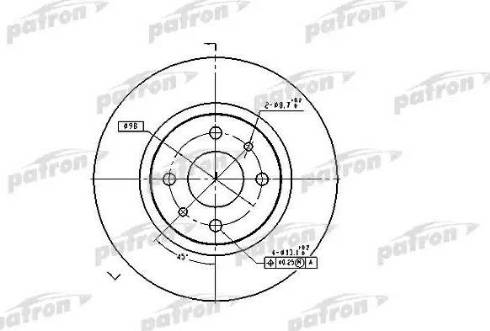 Patron PBD1747 - Disque de frein cwaw.fr