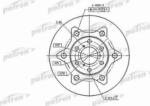 Patron PBD1758 - Disque de frein cwaw.fr