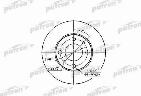 Patron PBD1721 - Disque de frein cwaw.fr