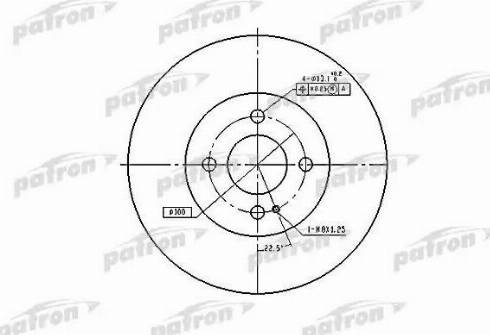 Patron PBD3089 - Disque de frein cwaw.fr