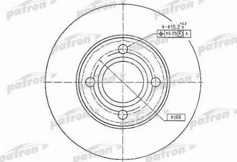 Patron PBD2599 - Disque de frein cwaw.fr