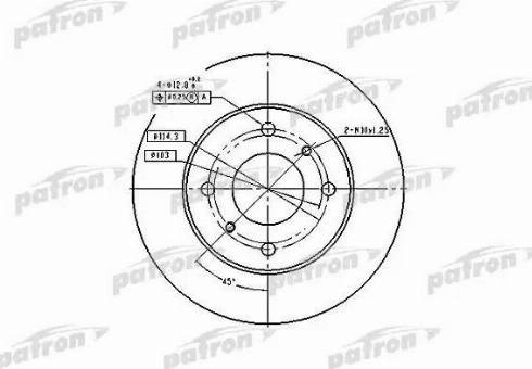 Patron PBD2591 - Disque de frein cwaw.fr