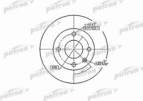 Patron PBD2598 - Disque de frein cwaw.fr