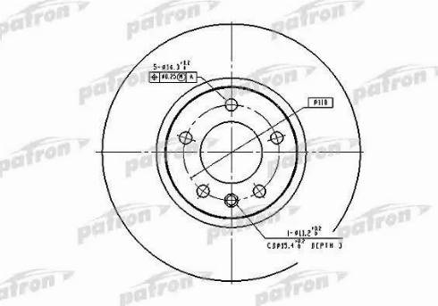 Patron PBD2645 - Disque de frein cwaw.fr