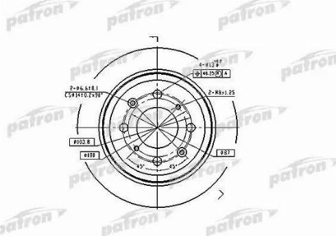 Patron PBD2646 - Disque de frein cwaw.fr