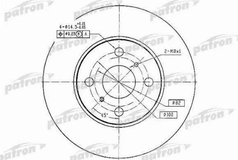 Patron PBD2658 - Disque de frein cwaw.fr